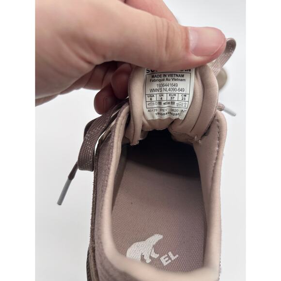 Sorel Shoes Out 'N About III Plus Lace Womens 6 Suede Waterproof - Picture 6 of 6